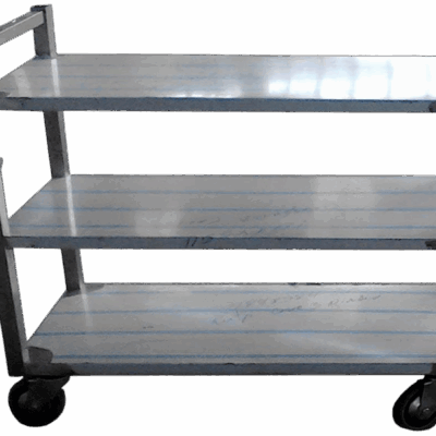 CARRO DE SERVICIO ACERO INOX 3 NIVELES